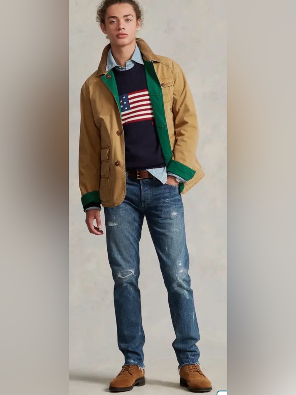 Ralph Lauren Men’s Reversible KILBORN UTILITY JACKET RARE!!!